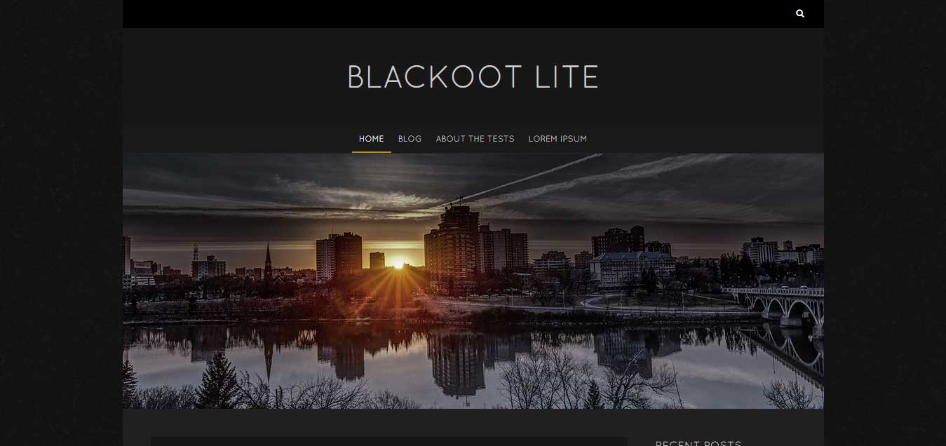 Blackoot Lite - Simple Powerful Free WordPress Theme