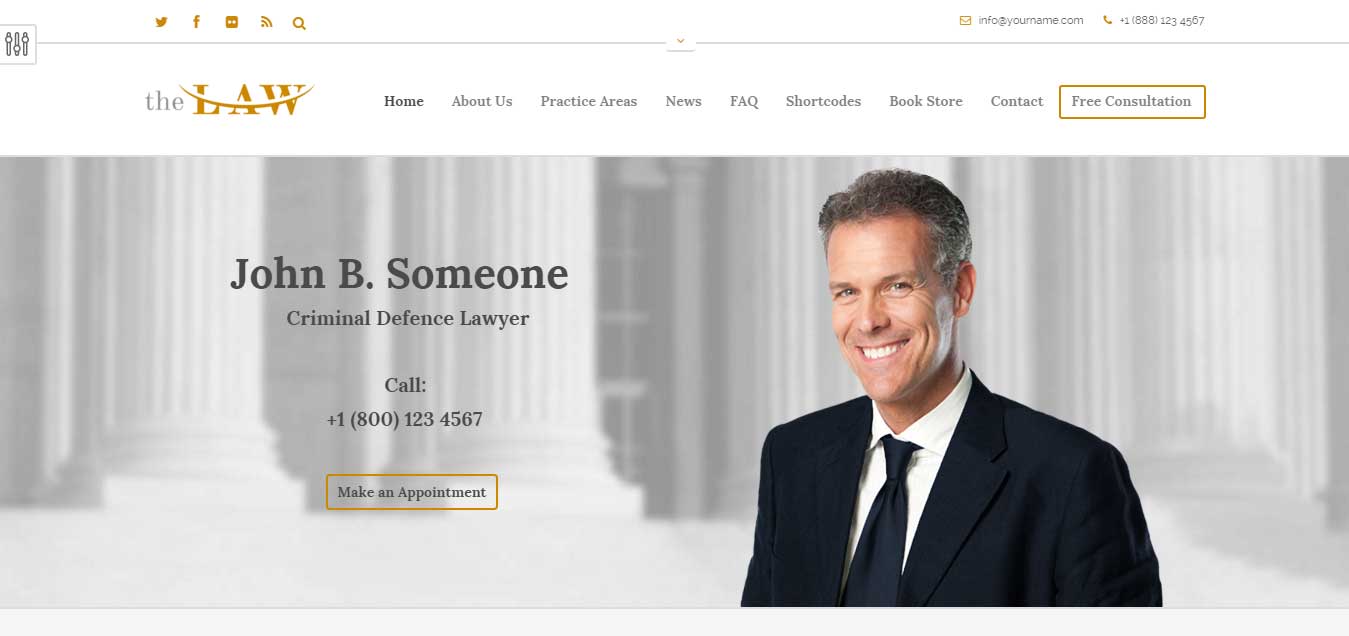 The Law - Top Legal Attorney WP Theme