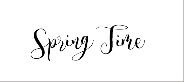 Spring Time Personal Use Font
