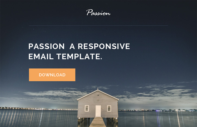 Passion - HTML Responsive Email Template