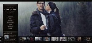 chocolate wp responsive photography theme