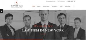 Lawyer Base - Lawyers Attorneys WordPress Theme