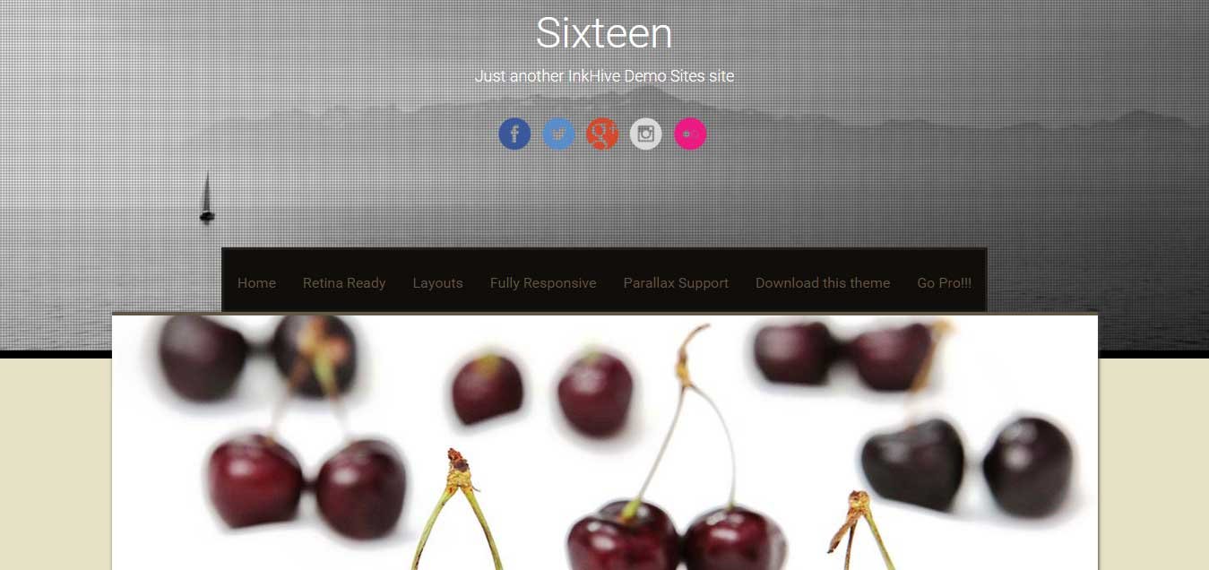 Sixteen - Free Responsive WordPress Theme