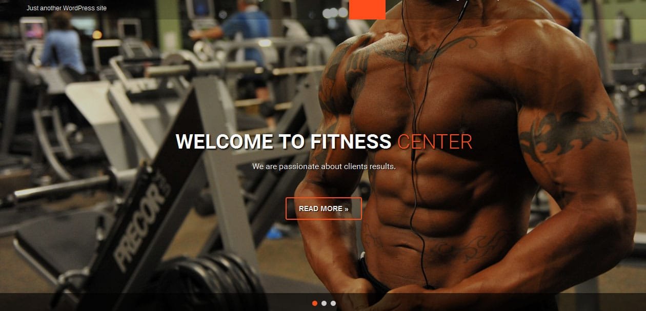 Fitness Lite - Free Fitness WordPress themes