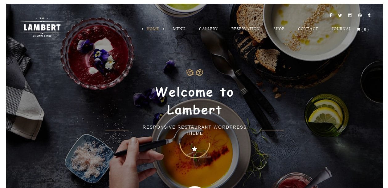 Lambert - Brewery WordPress Themes