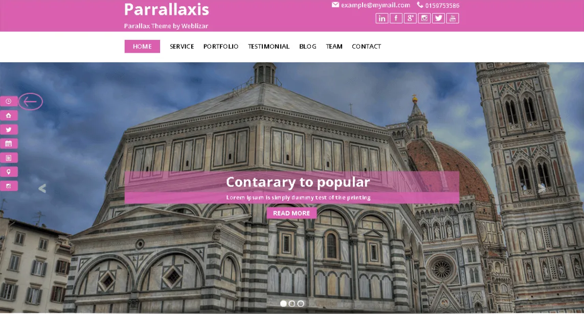 15 Powerful Free Parallax WordPress Themes