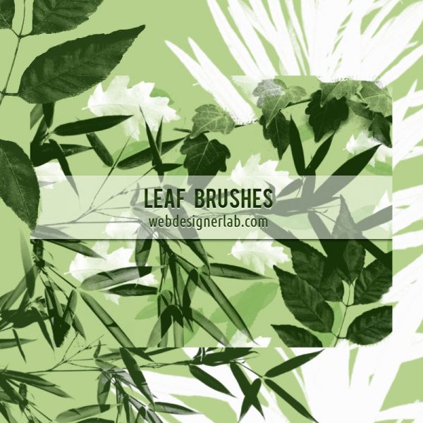 12 Free Leaf Brushes for Photoshop
