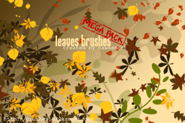 Free Photoshop Leaf Brushes