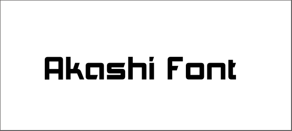 Akashi Font for Free Download