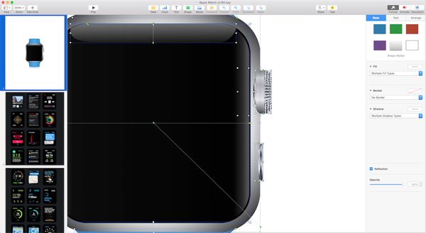 Apple Watch Vector UI Kit
