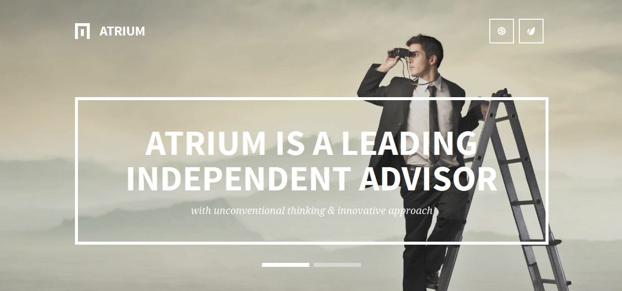 Atrium - Banking WordPress Themes