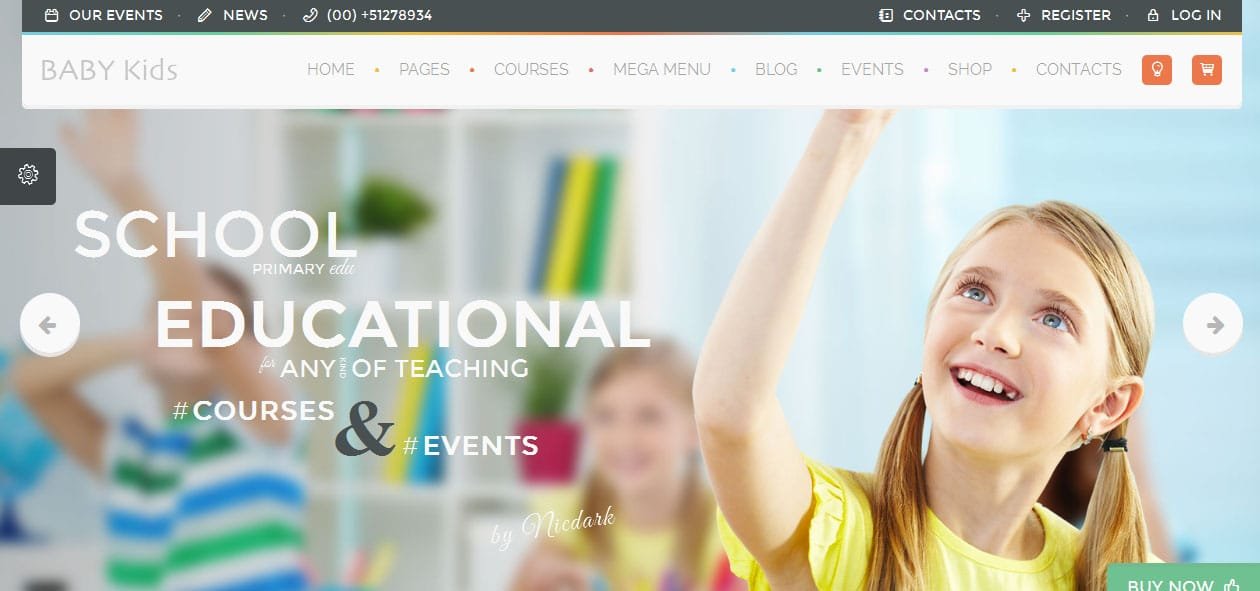 Baby Kids - Academic WordPress Themes