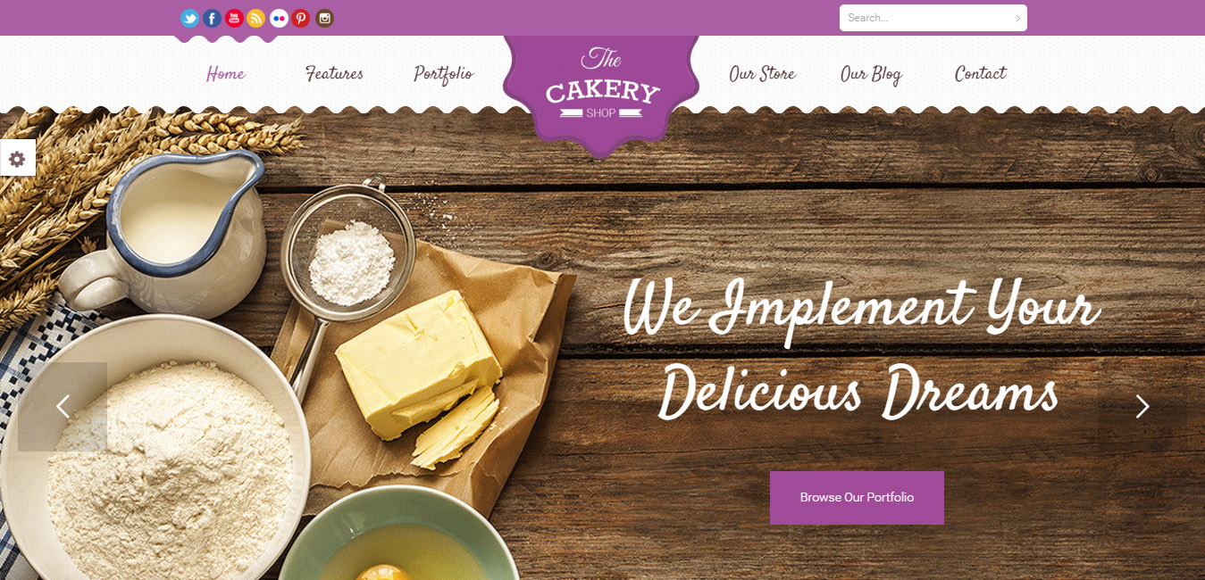 Cakery - Cake WordPress Theme