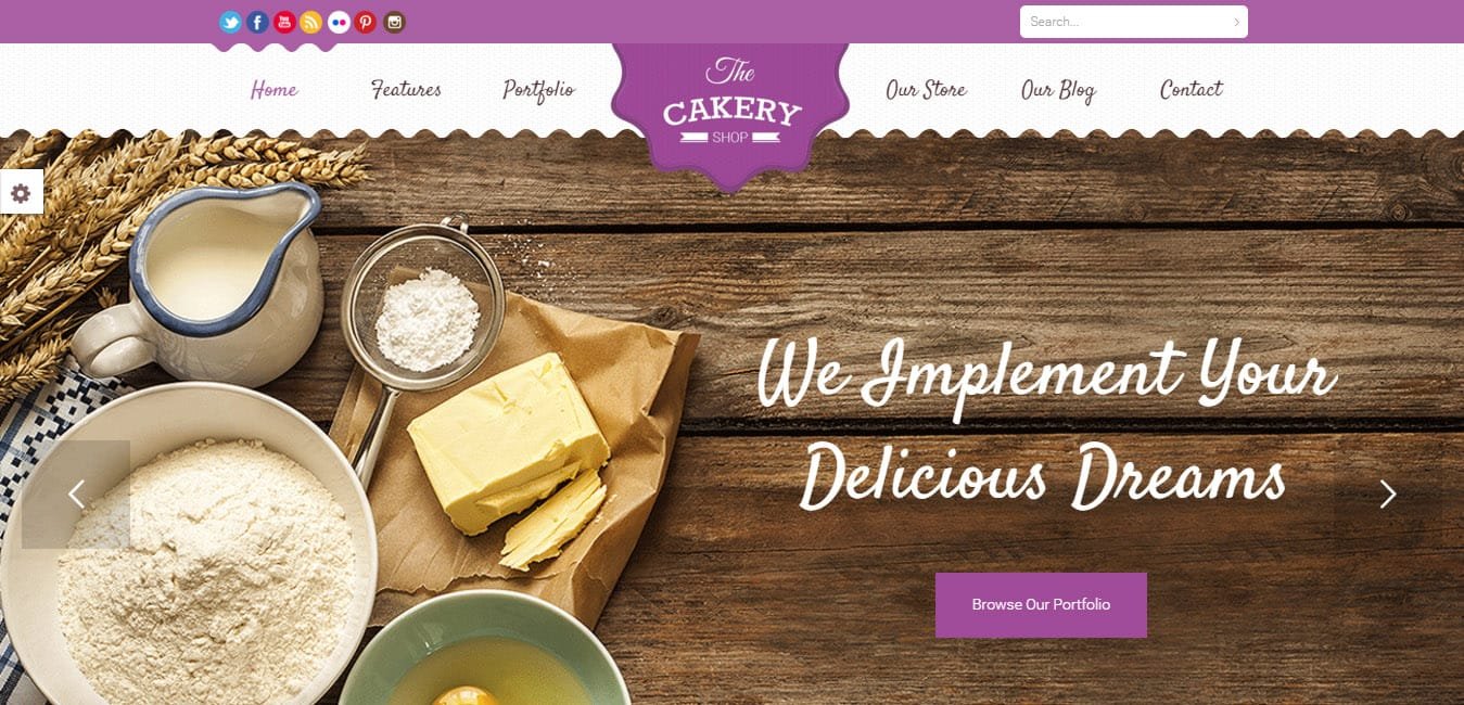 Cakery - Cake WordPress Theme