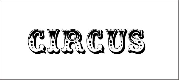 Free Download Circus Font