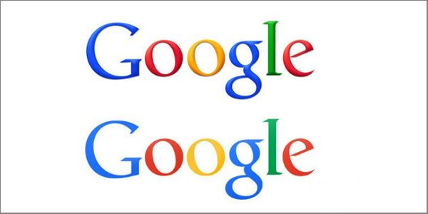 Google Old and New Logo Designs