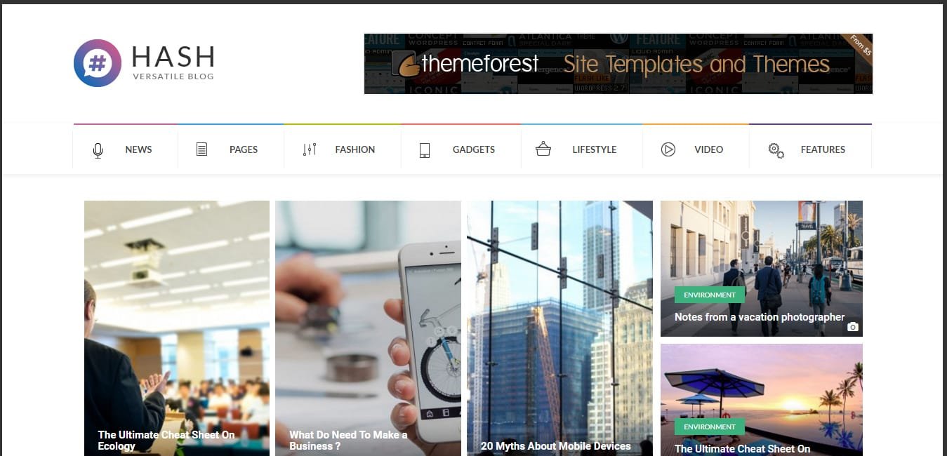 Hash - Responsive WordPress Magazine Theme