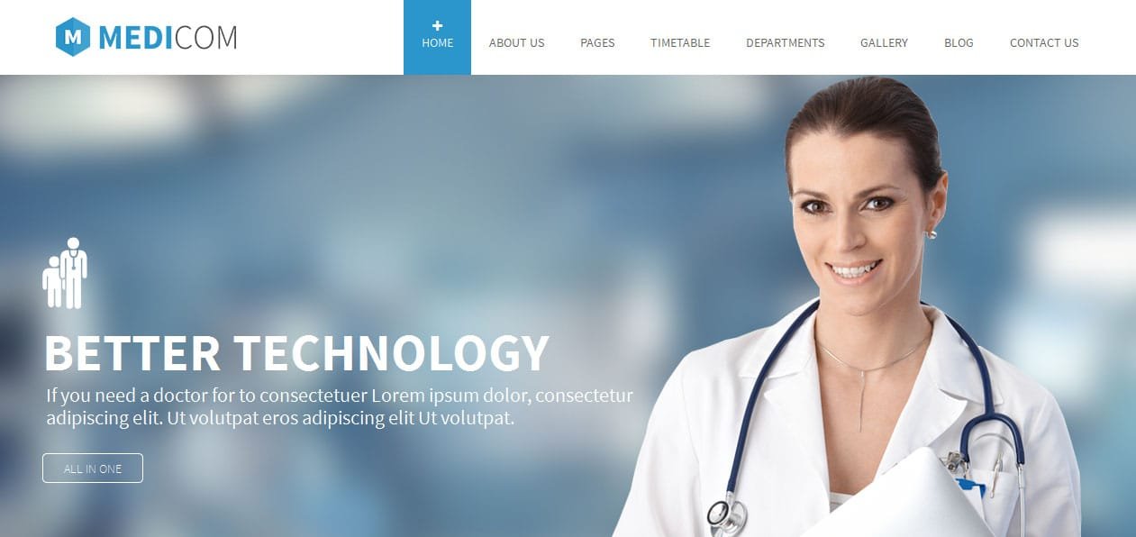 Medicom - Doctors WordPress Themes