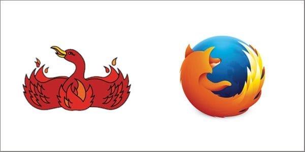 mozilla firefox logo evolution