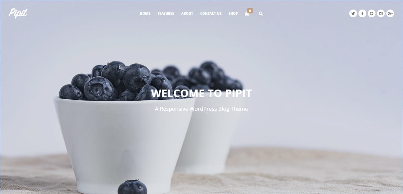 Pipit - Responsive WordPress Blog Theme