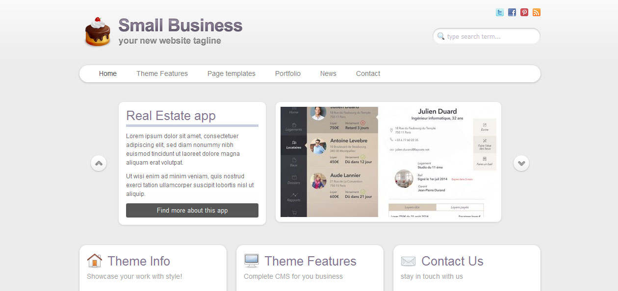 Small Business - Small Businesses WordPress Themes