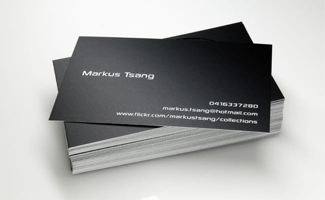 Awesome Minimalistic Business Cards Designs