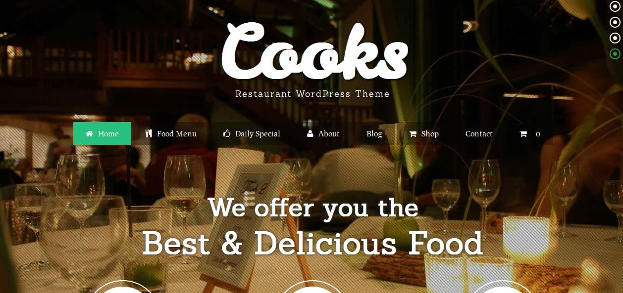 Cooks - Cooking WordPress Themes