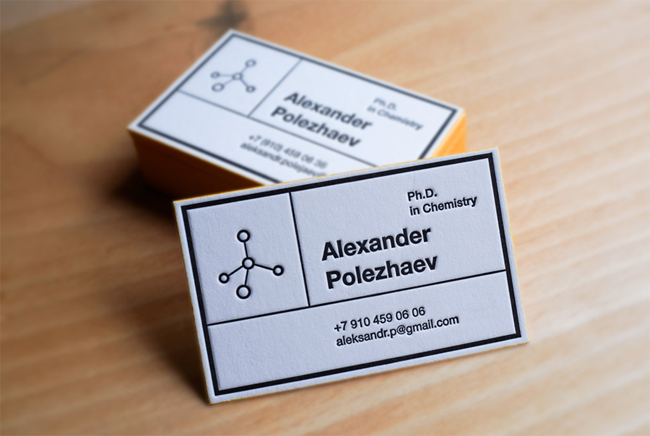 Cool Business Card for Chemist