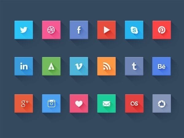 Cool Social Icons - Freebie