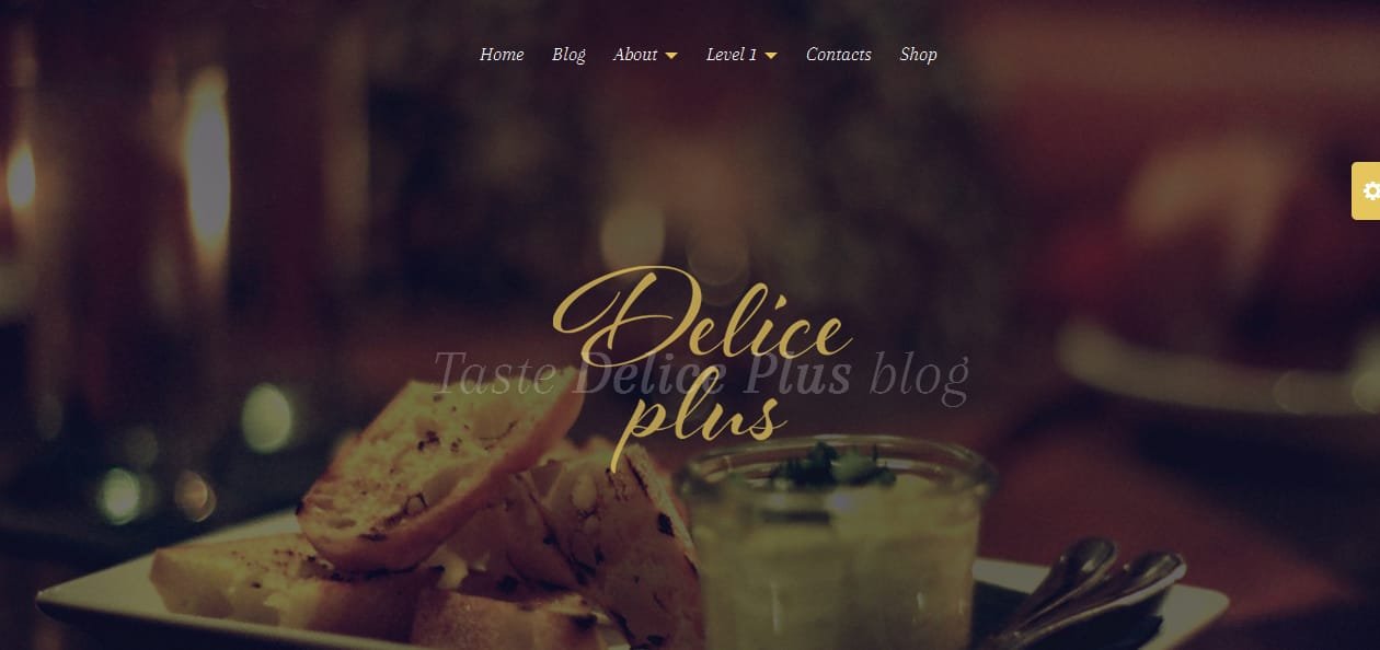 Delice Plus - Cooking WordPress Themes