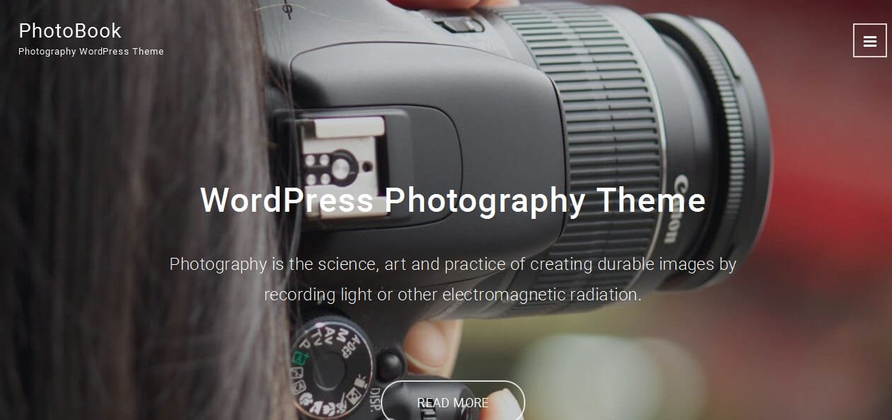 PhotoBook - Bootstrap WordPress Themes