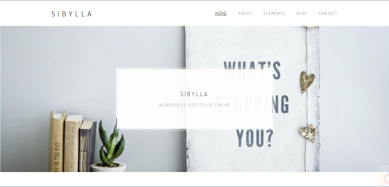 Sibylla - WordPress Portfolio Theme