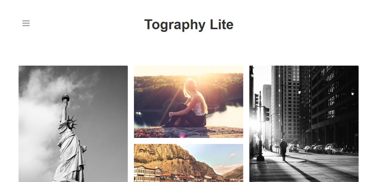 Tography Lite - Photography Portfolio WordPress Themes