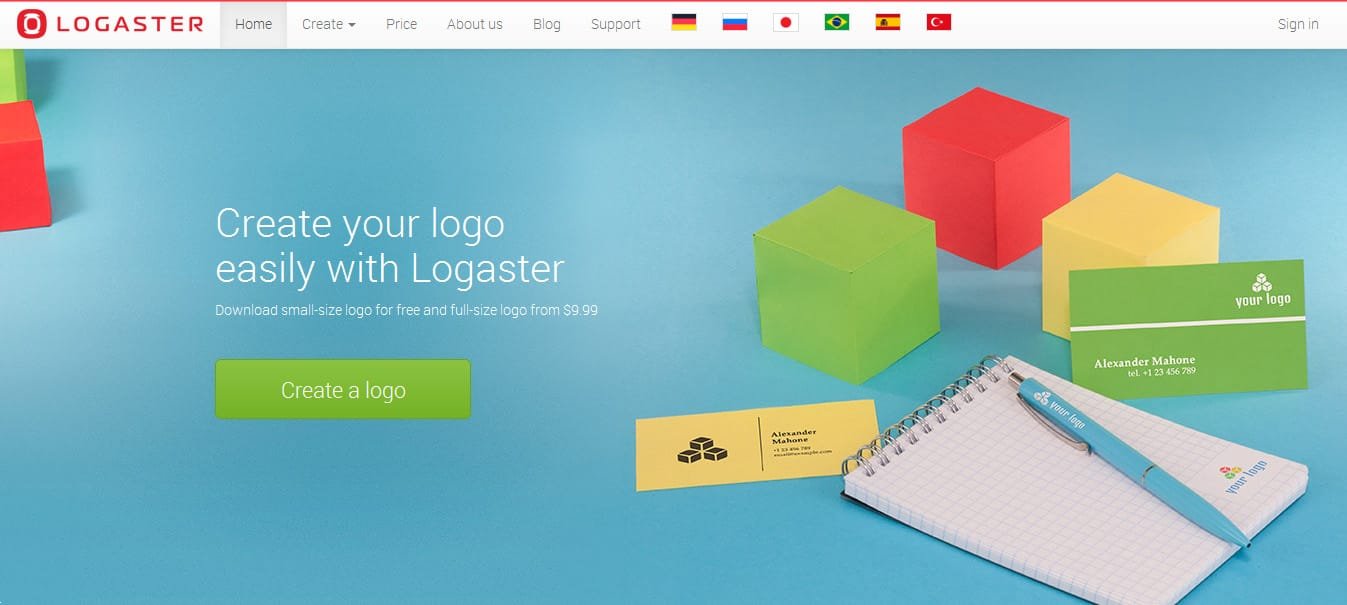 Logaster - logo design softwares