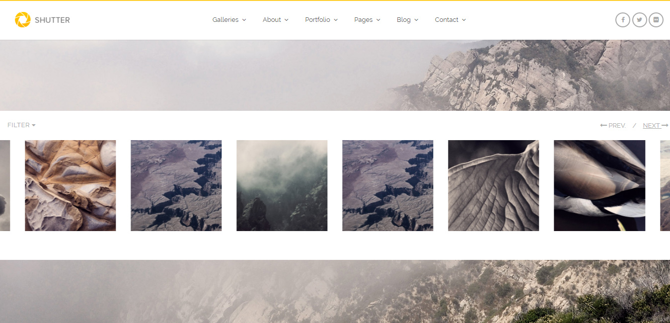 Shutter - Photography & Art WordPress Theme