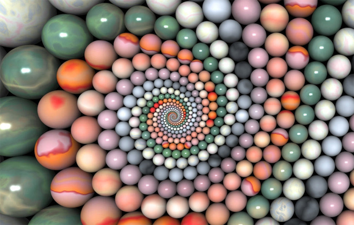 Marbles In Circle Wallpaper